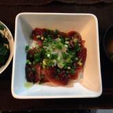 漬けカツオのサッパリおろし丼