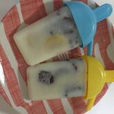 バナナ＆チョコクッキーのアイスキャンディー