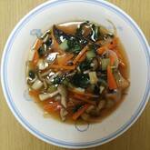 揚げ鮭のあんかけ