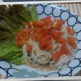 ピリ辛トマト素麺