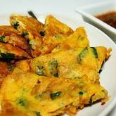 ニラ納豆のチヂミ