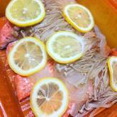 サーモンのレンジ蒸し