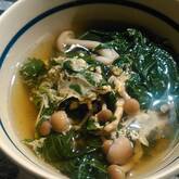 モロヘイヤのふんわり卵汁