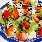豆腐のサラダ