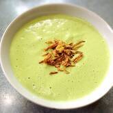 レンジでアボカドコーンスープ