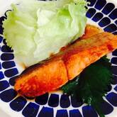 鮭のバター照り焼き