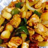 鶏と野菜の酢豚風