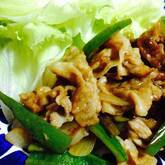 豚肉とピーマンの黒酢炒め