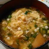 ミョウガのふんわり卵汁