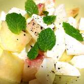 簡単！桃を使ったカプレーゼ 旬の旨味をたのしむ by増田 知子さん