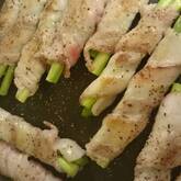 ハーブソルトで！アスパラの塩焼き