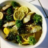 すし酢で味付け簡単！塩サバのレモンマリネ