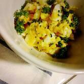 ひと手間でなめらか！卵だけサラダ