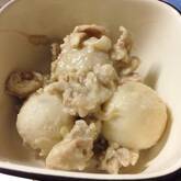 里芋と豚バラ肉のみそ煮