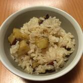 ほっくり甘い！サツマイモの炊き込みご飯