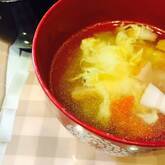 トマトとベーコンのふんわり卵スープ