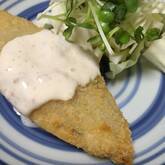 梅ソースがけ白身魚のフライ