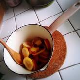 サツマイモのレモン煮