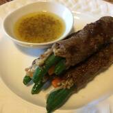 牛肉巻きマリネ