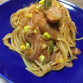 たっぷりケチャップのナポリタン