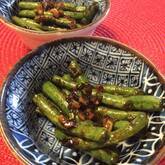 シャキシャキ止まらぬうまさ！インゲンの香味炒め