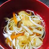 素麺のすまし汁