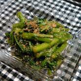 ホウレン草と春菊のゴマ和え