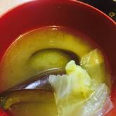 ナスやキャベツのみそ汁