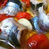 サンマのアヒージョ