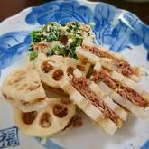 レンコンのはさみ揚げ