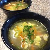 ふんわり卵のコンソメスープ