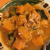 カボチャとツナの煮物