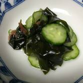 キュウリの梅肉和え