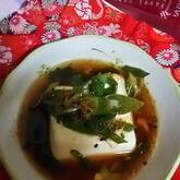 豆腐のあんかけ