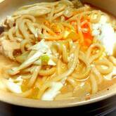 だしが決め手！みそ煮込みうどん