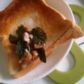 のり納豆トースト