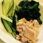 たっぷりワカメとツナのサラダ