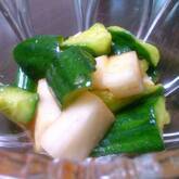 キュウリのピリ辛甘酢
