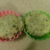 ホウレン草蒸しパン