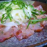 カツオの梅肉和え