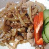 豚肉のショウガ焼き丼