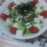 豆腐のサラダ