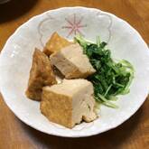 厚揚げの甘煮