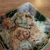 豚肉のオーロラソース和え