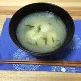 餅入り大根おろしのスープ