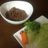 豚ひき肉 節約しながら美味しい みそレタス巻き