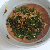 ピーマンのジャコ炒め