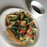 ニラたっぷりチヂミ♪