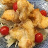 揚げ鶏むね肉のポン酢がけ