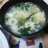 小松菜卵スープ